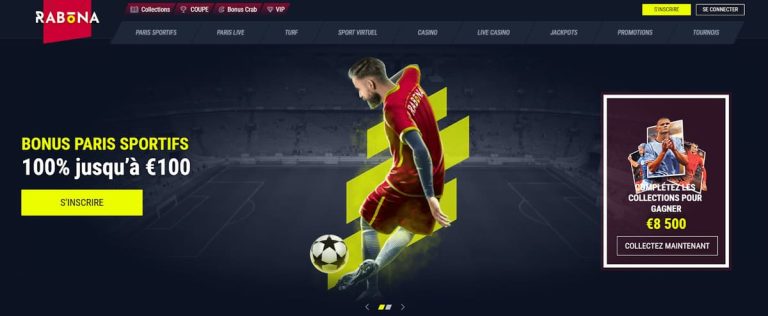 Rabona Casino bonus paris sportifs
