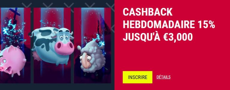 Rabona Casino cashback hebdomadaire