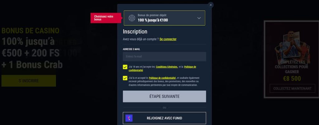 Rabona Casino inscription