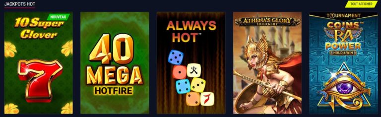 Rabona Casino jackpots